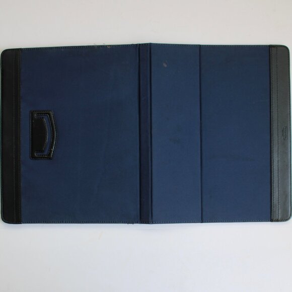 Coach Varick Navy Blue Nylon iPad Case Stand Sleeve Cover w/ Black Leather Trim - Picture 6 of 6